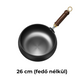 👨‍🍳🍳 Hagyományos vasedény bevonat nélkül | Többgenerációs minőség és funkcionalitás 🍲✨