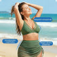 🏝️Csábító, testformáló, áttetsző hálós fürdőruha szett💖👙