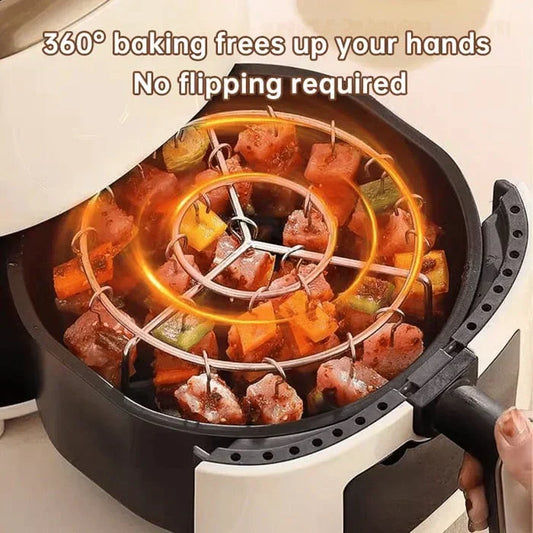 🔥 Függőleges kebab grill levegős fritőzhez + ingyenes hőálló kesztyűk