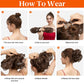 Side Comb Clip In Bun hajkiegészítő