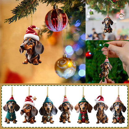 🎄Kutyás karácsonyfadísz✨Akasztható kutyadíszek