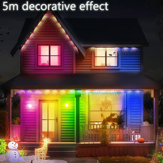 🎅 Okos Szivárvány LED Állandó Kültéri Lámpa 🎅