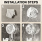Punch-free Swivel Vacuum Type Suction Cup Hooks